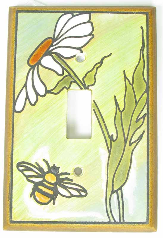 Daisy Bee Switch Plate
